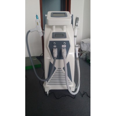 Color touch screen multifunctional beauty equipment/ Elight IPL RF ND Yag laser OPT SHR