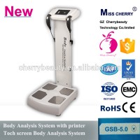 GSB-5.0 TOUCH SCREEN BODY COMPOSITION ANALYSIS MACHINE WHOLE BODY ANALYZER MACHINE WITH PRINTER